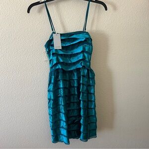 Lucy Paris Aqua Thin Strap Dress